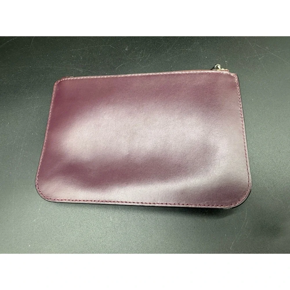 Vintage Kate Spade New‎ York Leather Wristlet Pouch Clutch Jacquard Y2K RARE